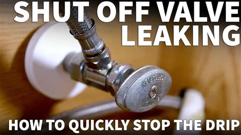 valve under sink leaking|How to fix a leaking sink